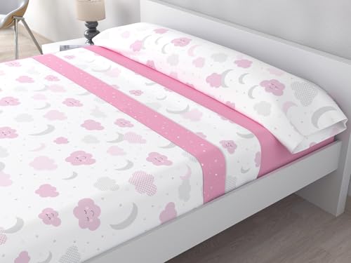 HM'S HOME'SECRET Juego de S&aacute;banas de 100% Microfibra, 3 Piezas, Varios Modelos y Tama&ntilde;os. (Cama 90cm,...