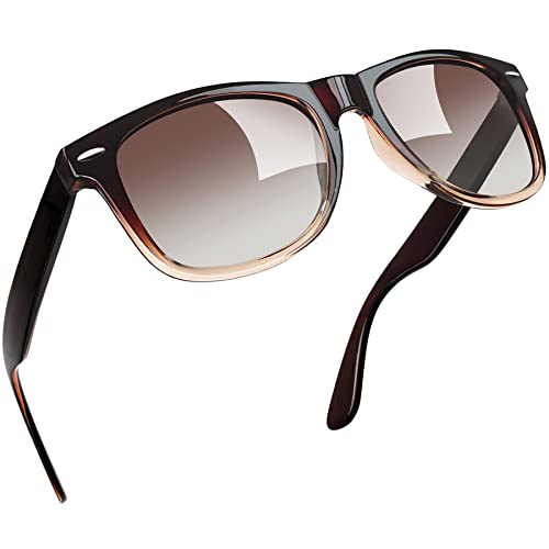 Joopin Degradadas Marr&oacute;n Gafas de Sol Polarizadas Mujer y Hombre Cuadradas Cl&aacute;sicas de Moda Trendy...