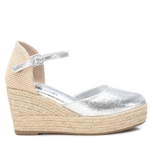 REFRESH - Sandalias con Cu&ntilde;a Mujer Plata - Calzado C&oacute;modo y Vers&aacute;til - Moda casual - Modelo 17195802...