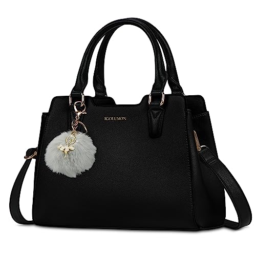 IGOLUMON Bolsos de Mano Piel para Mujer para Universitarias Trabajo Bolso Bandolera Universidad Marca...