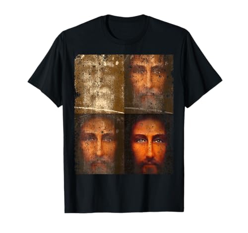 Vintage La S&aacute;bana Santa De Tur&iacute;n Cara De Jes&uacute;s Camiseta