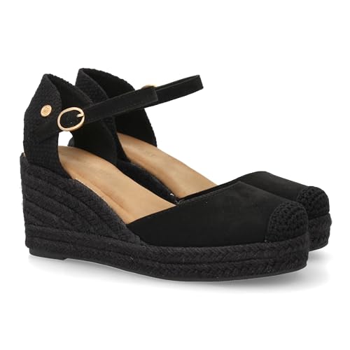 shoes&blues.es 94322 Sandalia de Cuna de Yute para Mujer, comodas y Elegantes Diseno Moderno con el Yute...