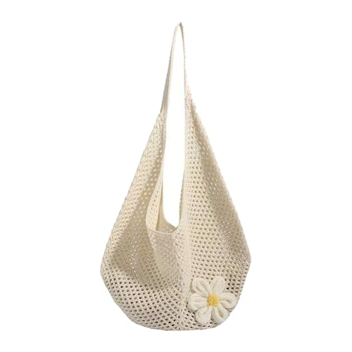 Bolso de Playa de Ganchillo Mujer, Bolsos de Ganchillo Boho Verano, Bolso de Playa de Malla Grande,...