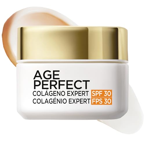 L&rsquo;Or&eacute;al Paris, Age Perfect Col&aacute;geno Expert, Crema D&iacute;a Anti_flacidez para Pieles Madura con...