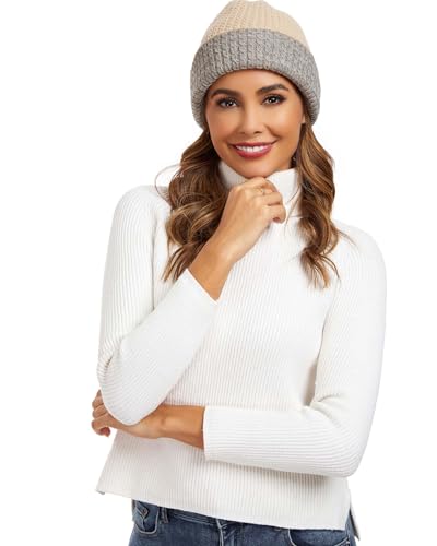Starblazia Gorro de Punto para Mujer Cálido y Suave Gorro de Invierno Oversized Gorro Sombrero Regalo...
