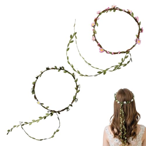 YUZNA Guirnalda Floral, Accesorio de Cabello para Novias, Perfecto para Mujeres, Damas de Honor y Bodas,...
