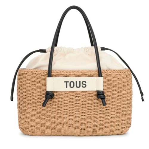 Tous Capazo Grande Negro, para Mujer, Medidas 23,5 x 39 x 14 cm, Colecci&oacute;n Scoubidou