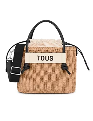 TOUS Capazo Mediano Negro, Para Mujer, Medidas 22 x 29 x 12 cm, Coleci&oacute;n Scoubidou