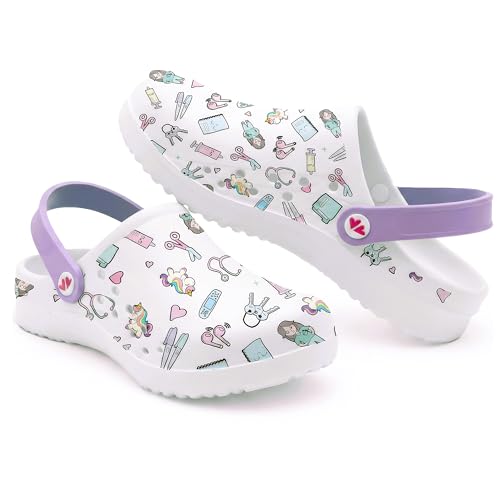 Nurse is Love Zuecos Sanitarios - Calzado de Trabajo para Enfermer&iacute;a | Regalos y Accesorios