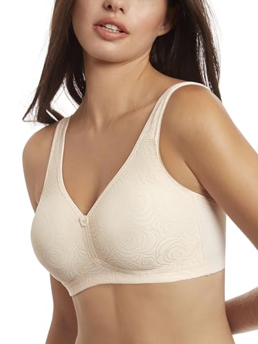 Selene, Sujetador de Mujer Banda Alta, Sin Aros ni Relleno, con Motivo Floral, Colecci&oacute;n Marivi, Color...