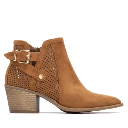 XTI - Botas Camperas Mujer Camel - Calzado C&oacute;modo y Vers&aacute;til - Moda casual - Modelo 14526501 (Talla 40)