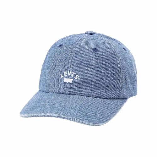 Levi's Lazy Girl Logo Cap, Gorra con logo de chica perezosa De las mujeres, Jeans Blue, UN