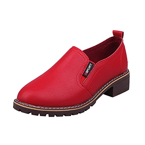 Mocasines para Mujer de Piel, Planos, C&oacute;modos, Elegantes - Zapatos de Vestir Antideslizantes,...