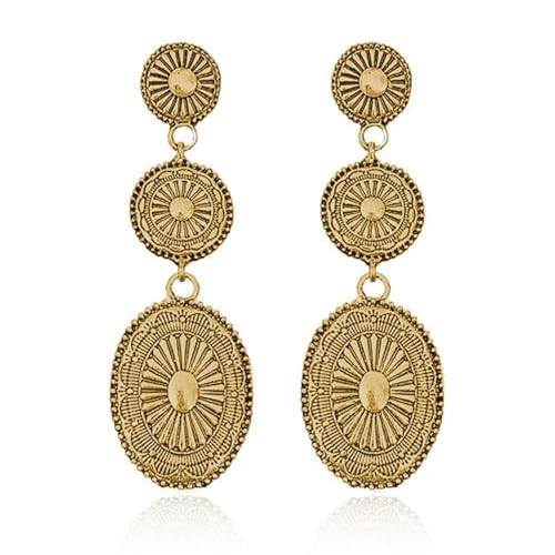 SIXDUTON Pendientes para Mujeres Bohemios Vintage, Aretes Colgantes Largos &Eacute;tnicos Boho Pendientes...