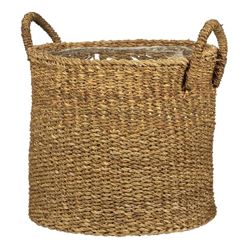 Scheurich Macetero con asas de algas marinas, 24 cm de di&aacute;metro, 20 cm de alto, 7,5 l de vol.