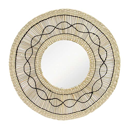 THINIA HOME - Espejo Pared Decorativo Bask, Algas Marinas, Comedor, Sal&oacute;n, Recibidor y Pasillo,...