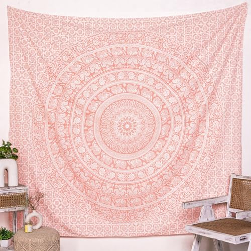RAJRANG BRINGING RAJASTHAN TO YOU Tapiz Grande King Size - Tapices Hippie de Algod&oacute;n Puro Decoraci&oacute;n de...