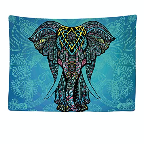 Ulticool - Appeso a Parete Decoraci&oacute;n Casa - Elefante Bohemio Hippy Ibiza Estilo - 200 x 150 cm Grande...
