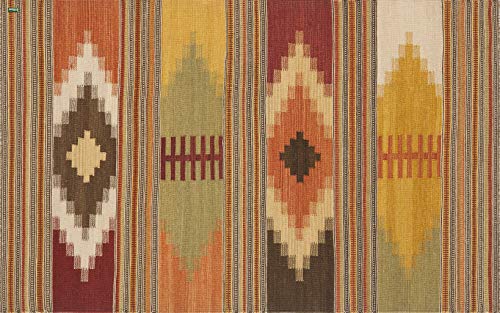 Vilber Bohemian Kilim 2576 Alfombra, Vinilo, Multicolor, 75x120x0.2cm