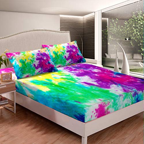 Juego de s&aacute;banas Boho psicod&eacute;lico Bohemio, Juego de Ropa de Cama para ni&ntilde;os, ni&ntilde;as, Adolescentes,...