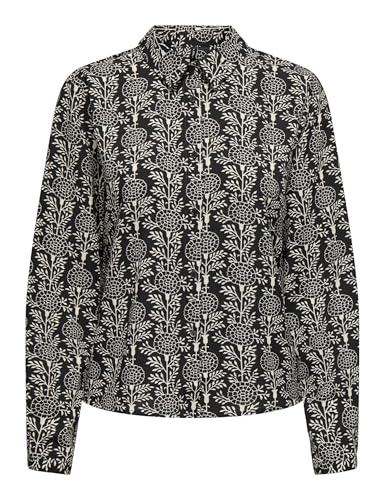ONLY Onlnova Life Elite L/S Maya Shirt Blusas, Negro/AOP: 592 Charm Boho, M para Mujer