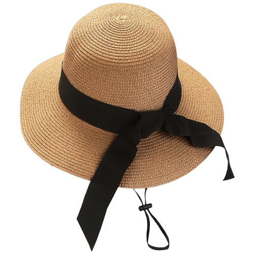 NYGGTYK Sombrero de Sol y Vaquero para Mujer, UPF 50+ con Protecci&oacute;n UV - Perfecto para Vacaciones,...