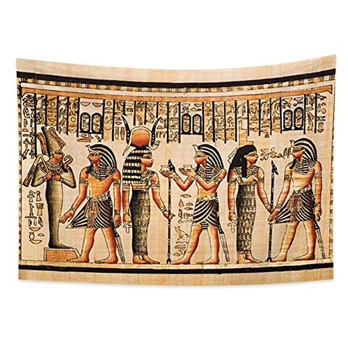 YONGFOTO 100x70cm Antiguo Egipto Tapiz Fara&oacute;n Dios Osiris Hathor e Isis S&iacute;mbolo Civilizaci&oacute;n antigua...